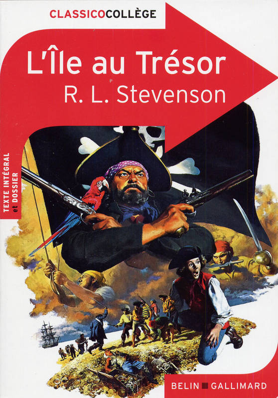 Livre: L'Île au trésor, Robert Louis Stevenson, Belin ...