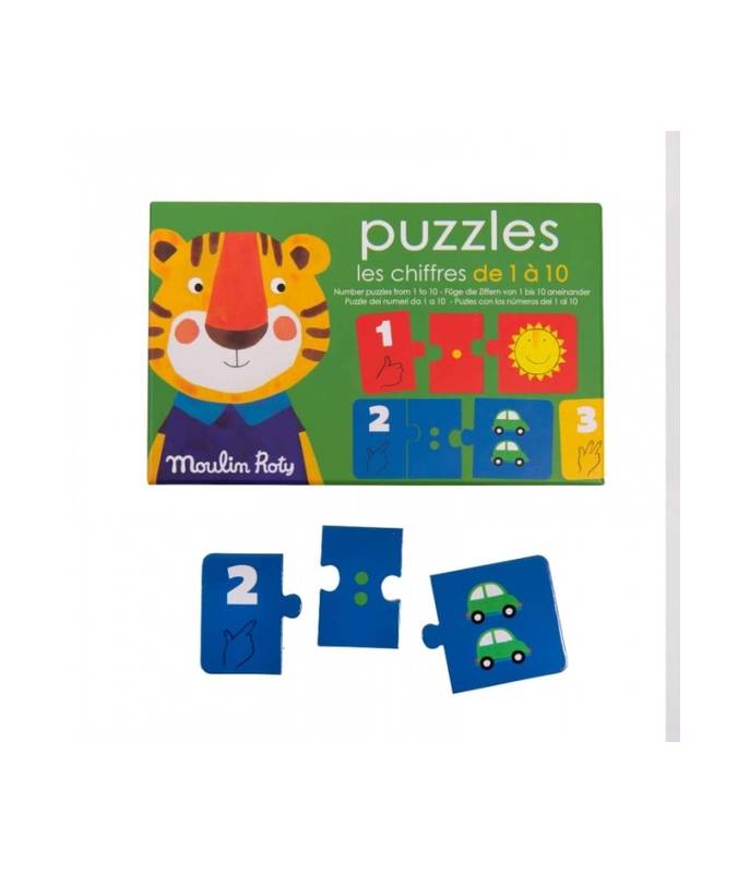 Puzzle chiffes (30 pièces) Les Popipop