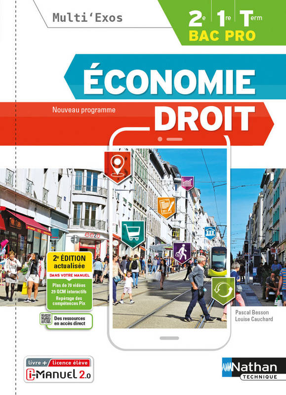 Economie BTS 1re année : i-manuel, livre + licence élève