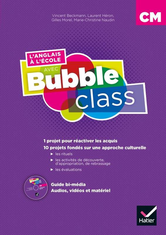 Bubble Class - Méthode d'anglais CM1,CM2, cycle 3 - Éd.2018 - Clé USB