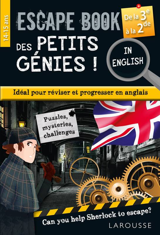 Escape book des petits génies in english de la 3e à la seconde