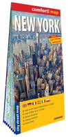 New York 1/75.000, 1/15.000 (carte grand format laminée - plan de ville) - Anglais