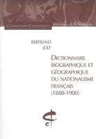 Dictionnaire biographique et géographique du natio, 1880-1900