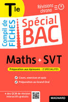 Spécial Bac Compil de Fiches Maths-SVT Tle Bac 2022, Tout le programme des 2 spécialités en 119 fiches visuelles