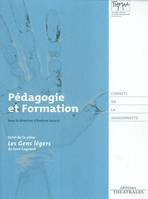 Pédagogie et formation, PEDAGOGIE ET FORMATION