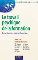 Le travail psychique de la formation - Entre aliénation et transformation, Entre aliénation et transformation