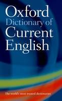OXFORD DICTIONARY OF CURRENT ENGLISH 4TH EDITION